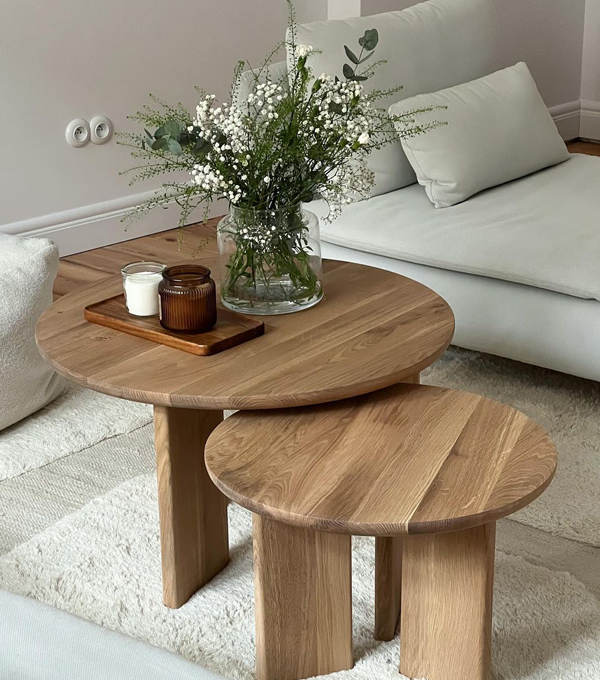 Stoliki kawowe okrągłe