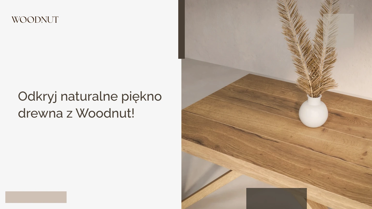 Odkryj naturalne piękno drewna z Woodnut