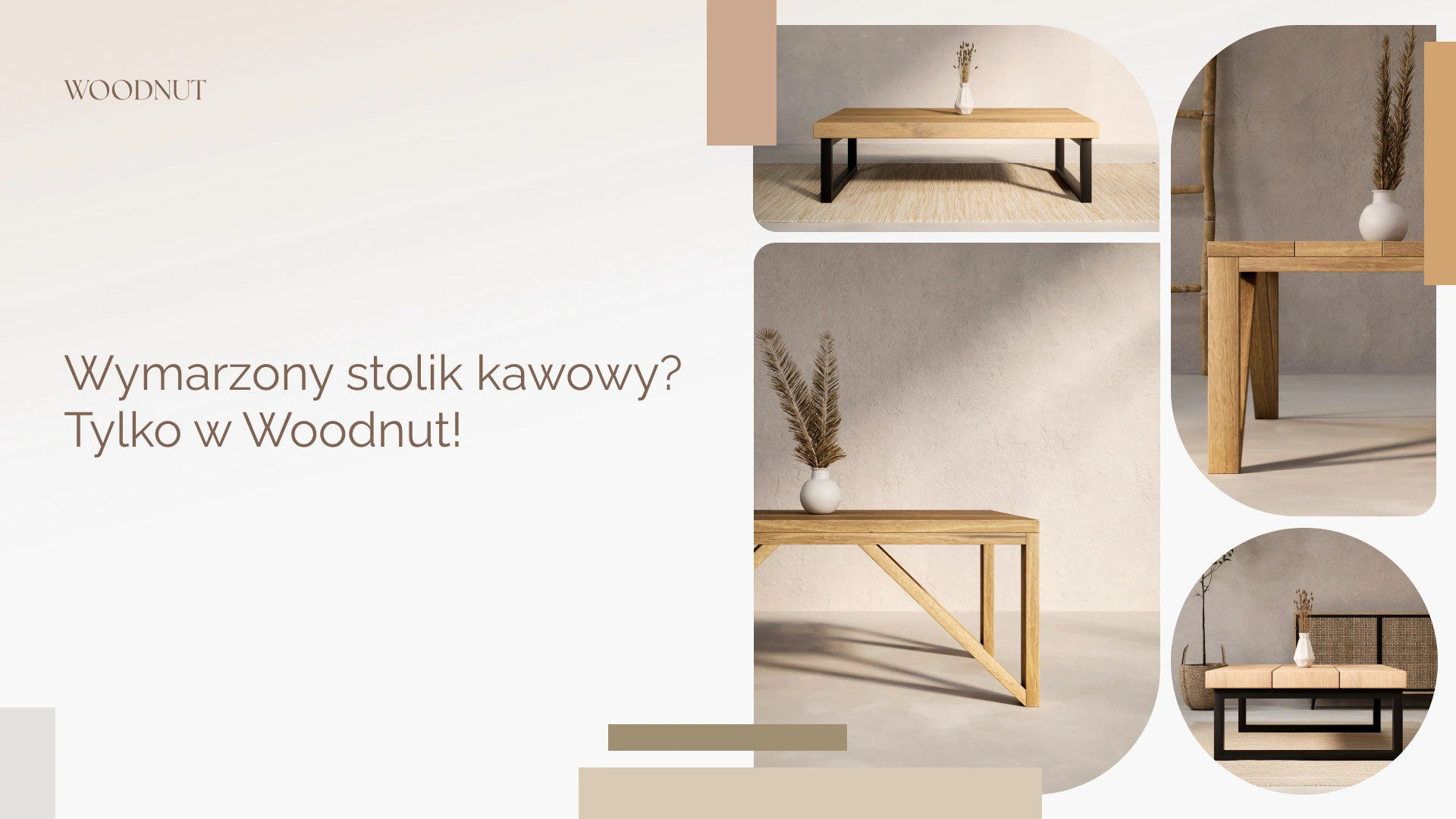 Wymarzony stolik kawowy? Tylko w Woodnut!