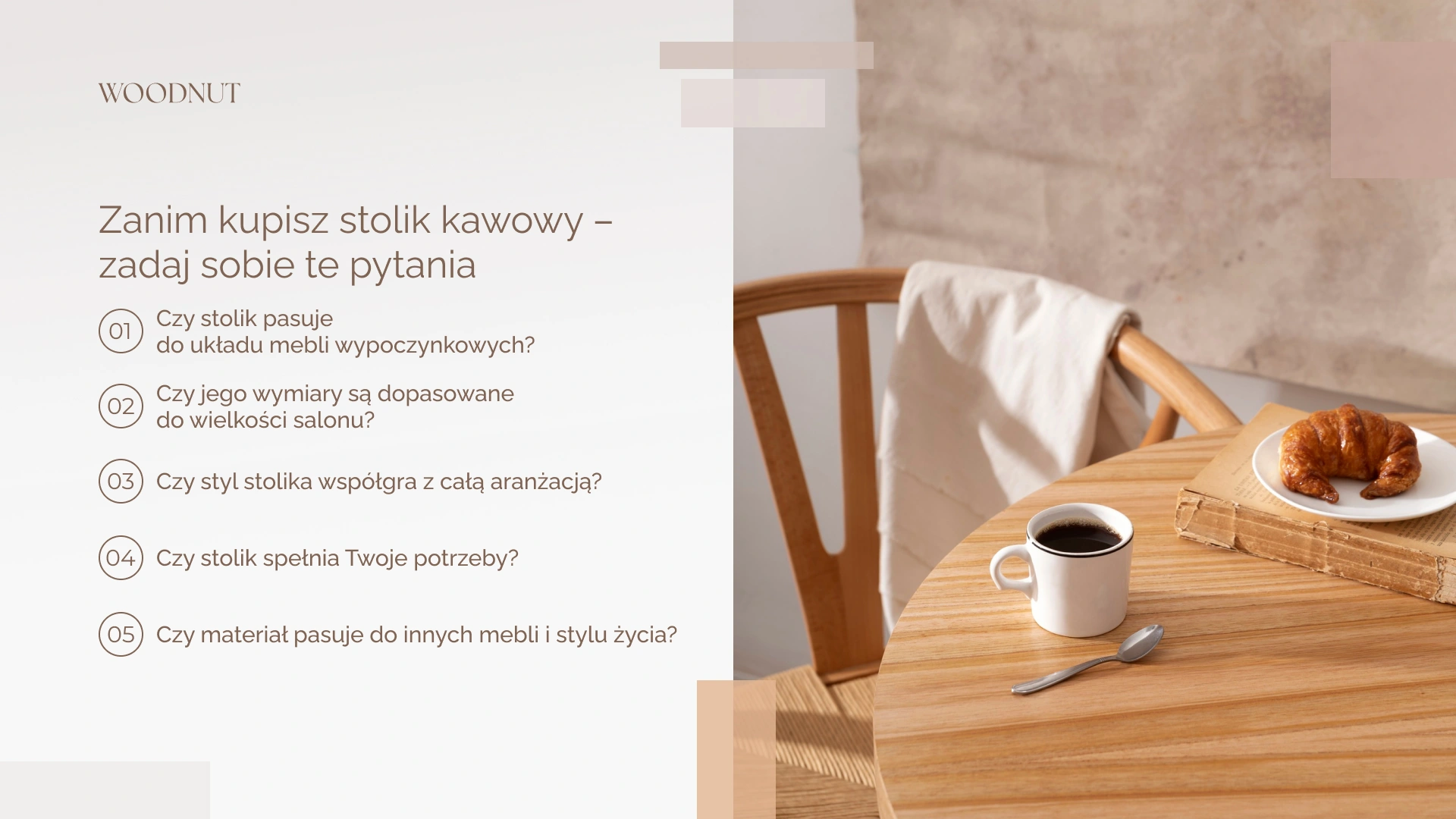 Zanim kupisz stolik kawowy – zadaj sobie te pytania