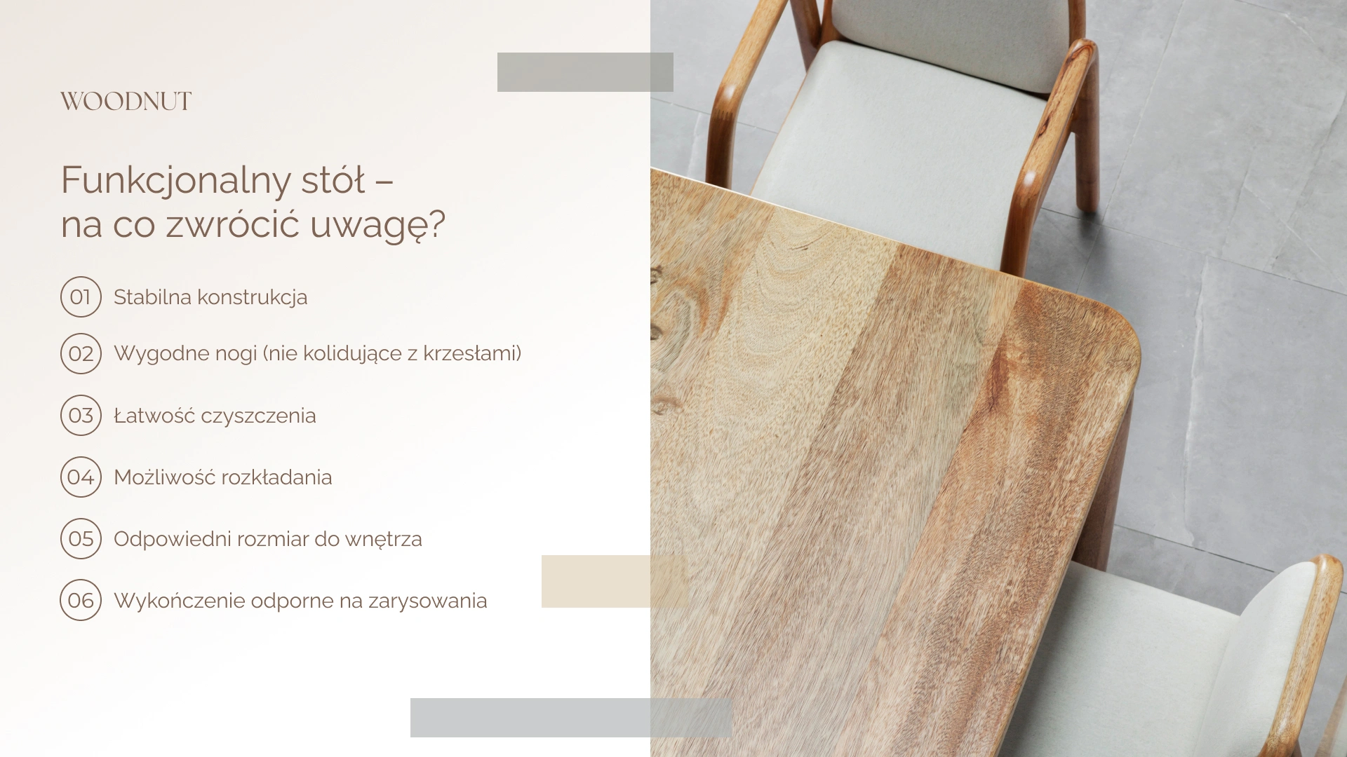  Funkcjonalny stół dla dużej rodziny – na co zwrócić uwagę?