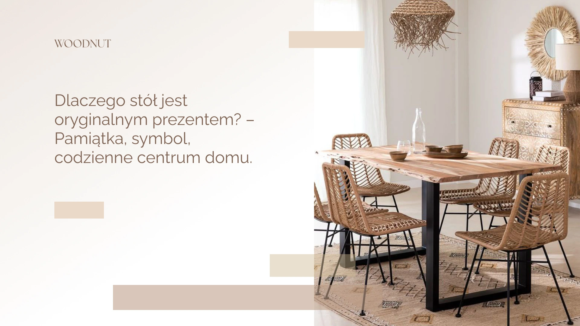 Dlaczego stół jest oryginalnym prezentem?