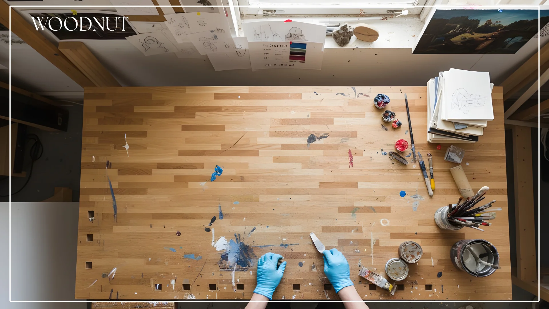 Stół do pracowni artystycznej