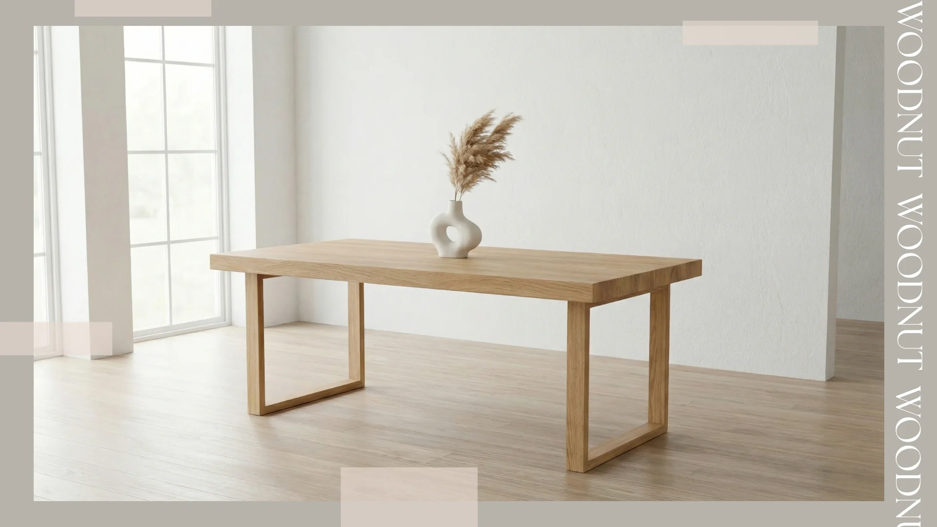 Minimalistyczny stół do jadalni